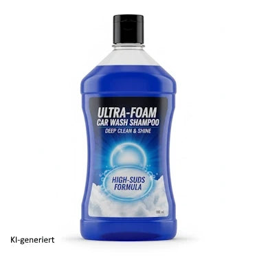 KI-generiertes Bild: Autoshampoo