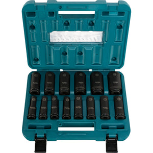 Makita Schlagnuss-Set 14tlg. 1/2 Im. Blk