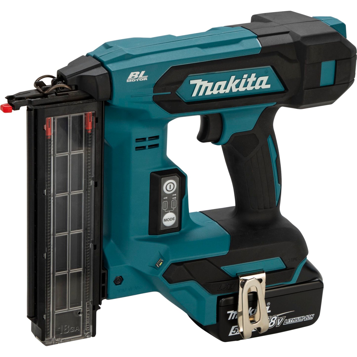 Makita DBN501RTJ Akku-Stauchkopfnagler 50 mm 18V