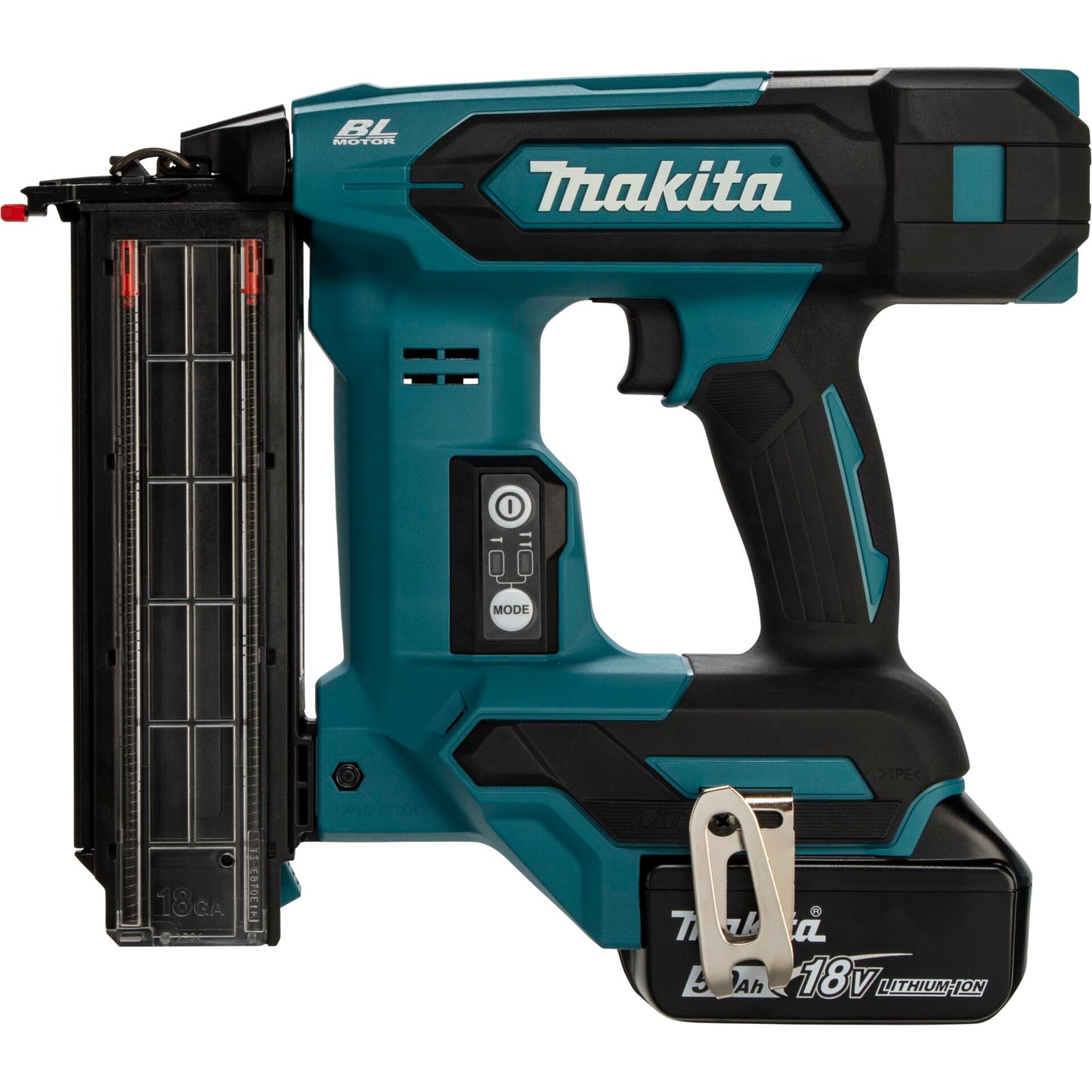 Makita DBN501RTJ Akku-Stauchkopfnagler 50 mm 18V