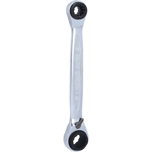 KS Tools 4 in 1 GEARplus Doppel-Ratschenringschlüssel