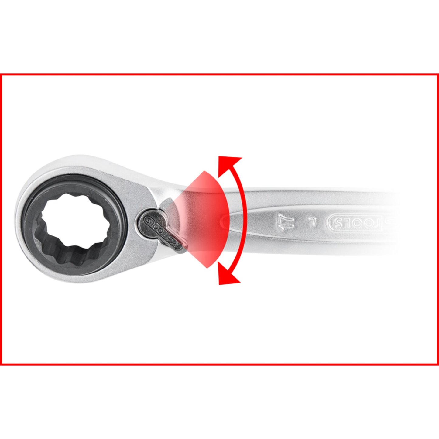 KS Tools 4 in 1 GEARplus Doppel-Ratschenringschlüssel