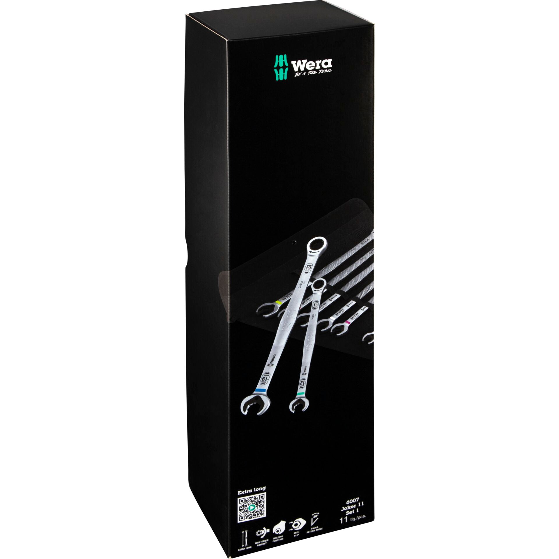Wera 6007 Joker 11 Set Maul-Ringratschenschlüssel-Satz