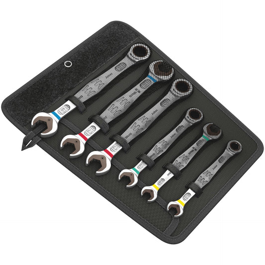 Wera Joker Set 6-tlg. Maul-Ringratschenschlüssel-Satz