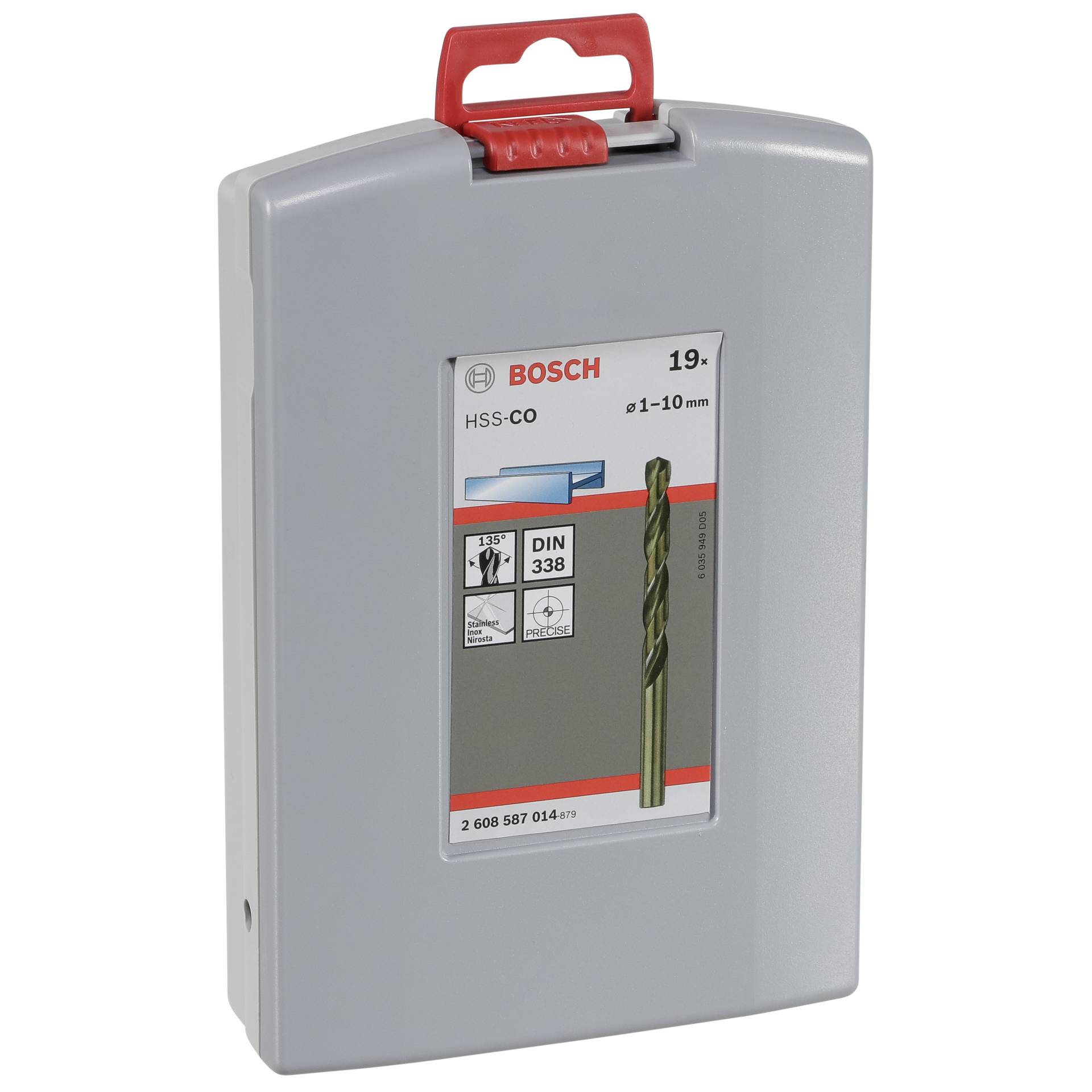 Bosch HSS-Spiralbohrer-Set Cobalt 19 tlg.