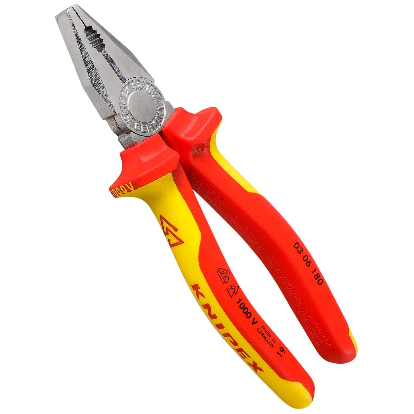 KNIPEX Elektro-Paket 3-teilig Kombi-,Flachzange + Seitenschneider