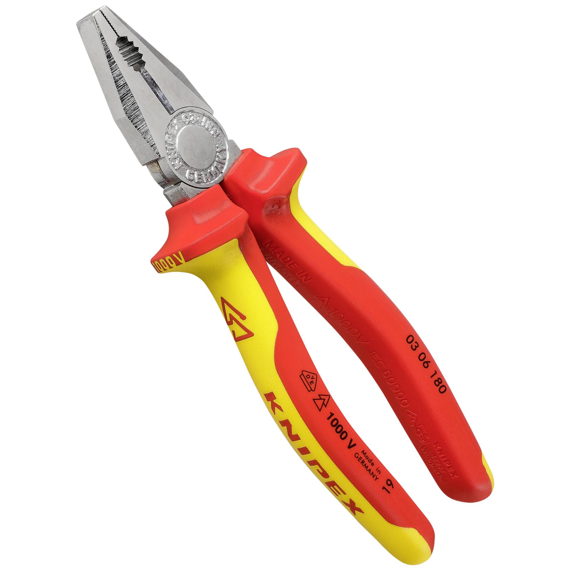 KNIPEX Elektro-Paket 3-teilig Kombi-,Flachzange + Seitenschneider