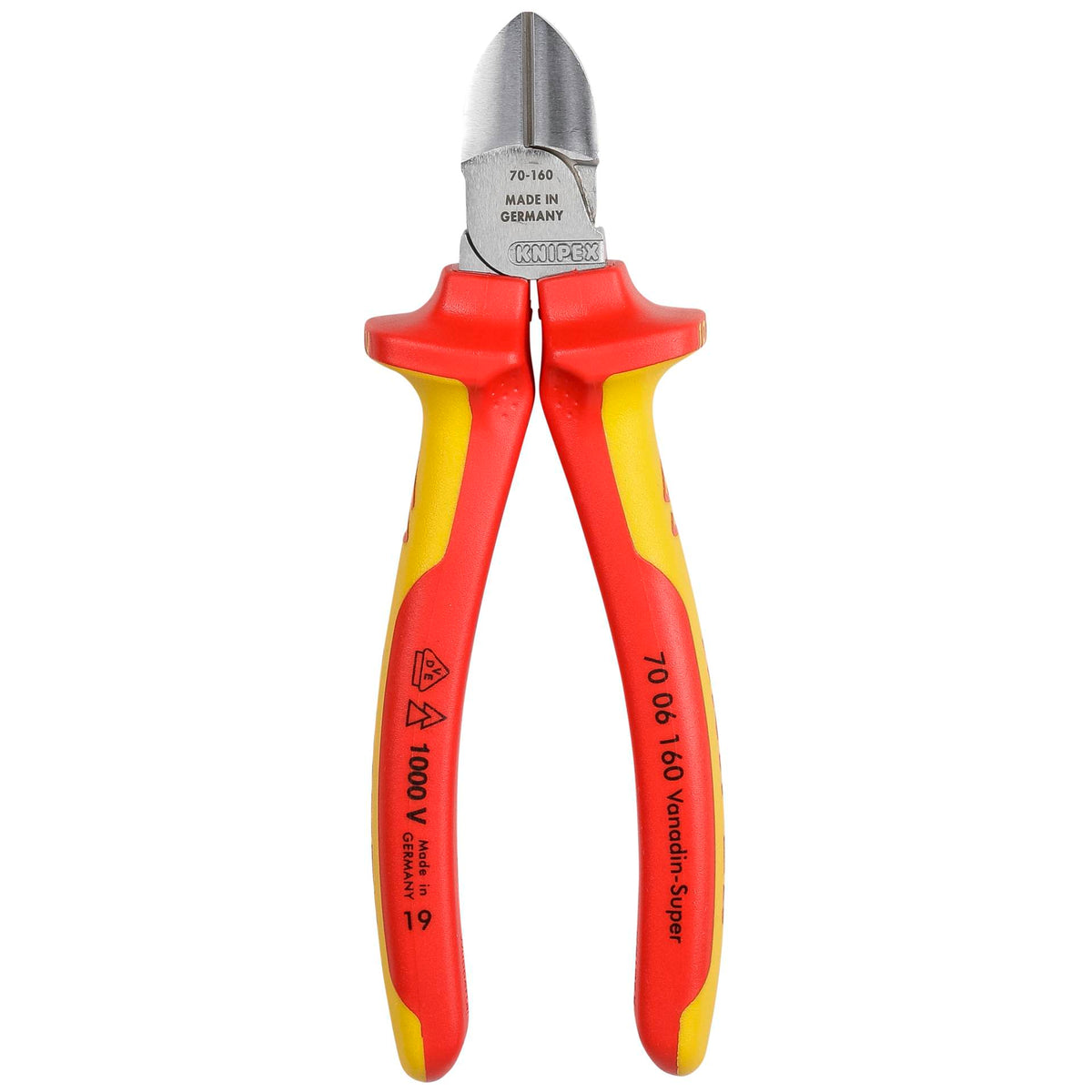 KNIPEX Seitenschneider verchromt 160 mm