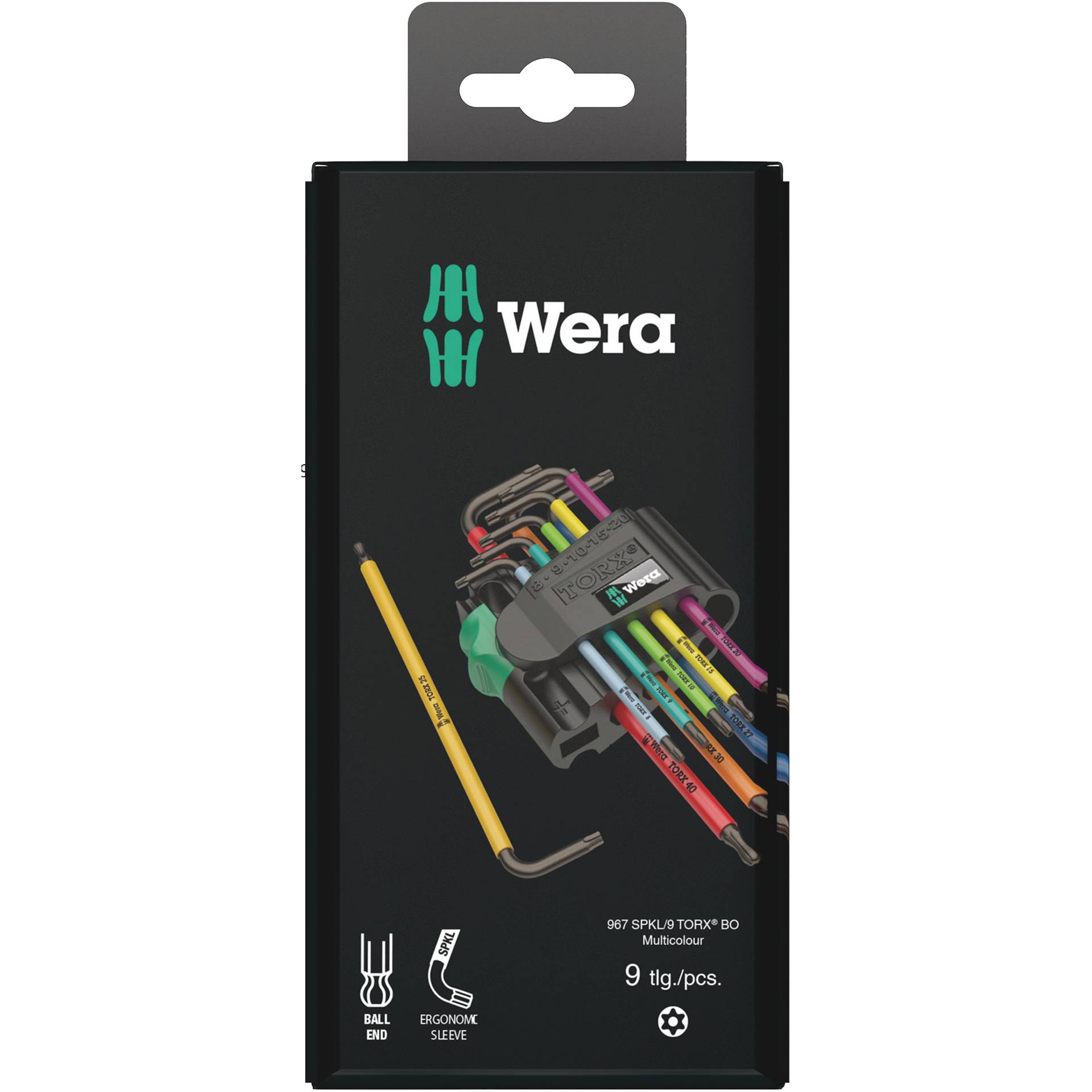 Wera 967/9 TX BO Winkelschlüsselsatz Blacklaser