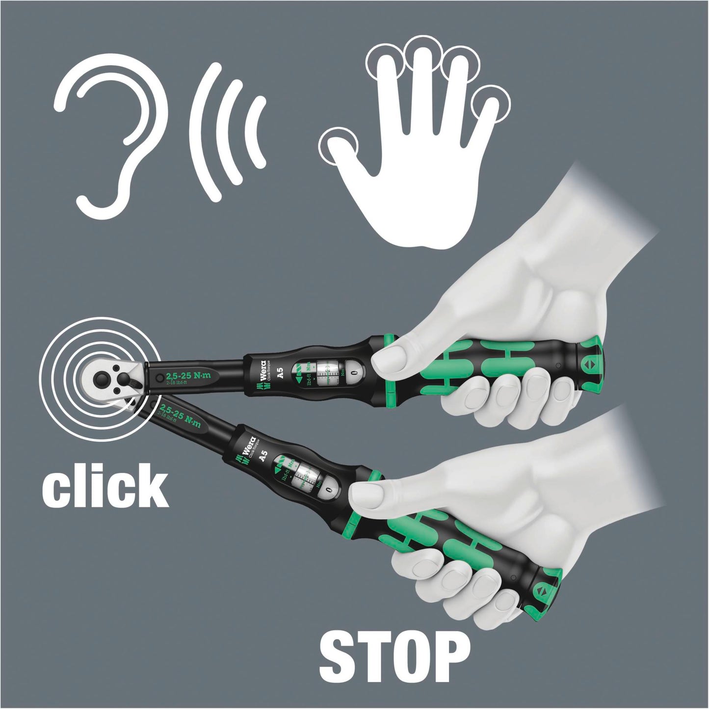 Wera Click-Torque C2 Drehmomentschlüssel  20 - 100 Nm