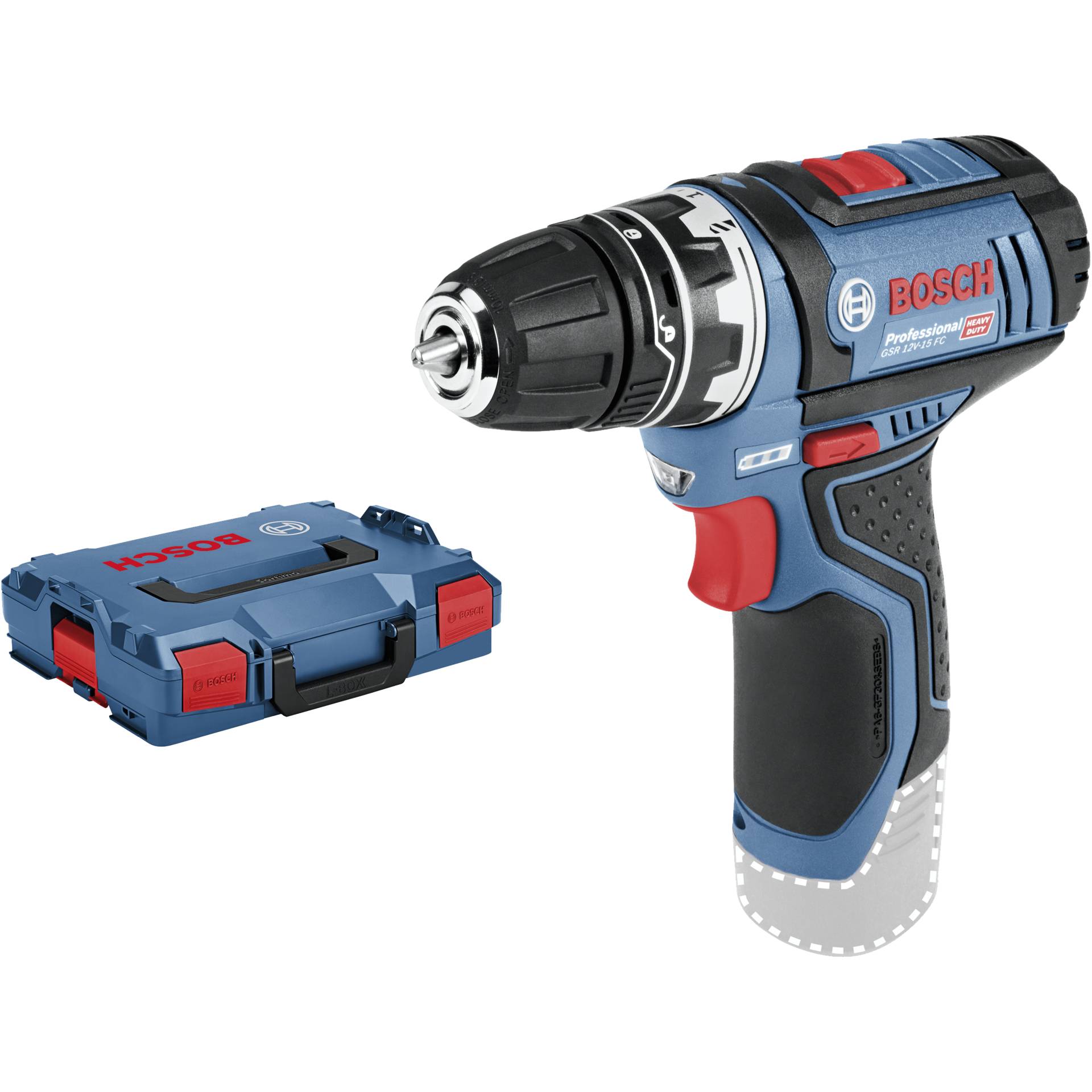 Bosch GSR 12V-15 FC Akku Bohrschr. inkl GFA 12-B