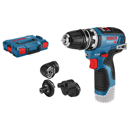 Bosch GSR 12V-35 FC Akku-Bohrschrauber mit Aufsätzen