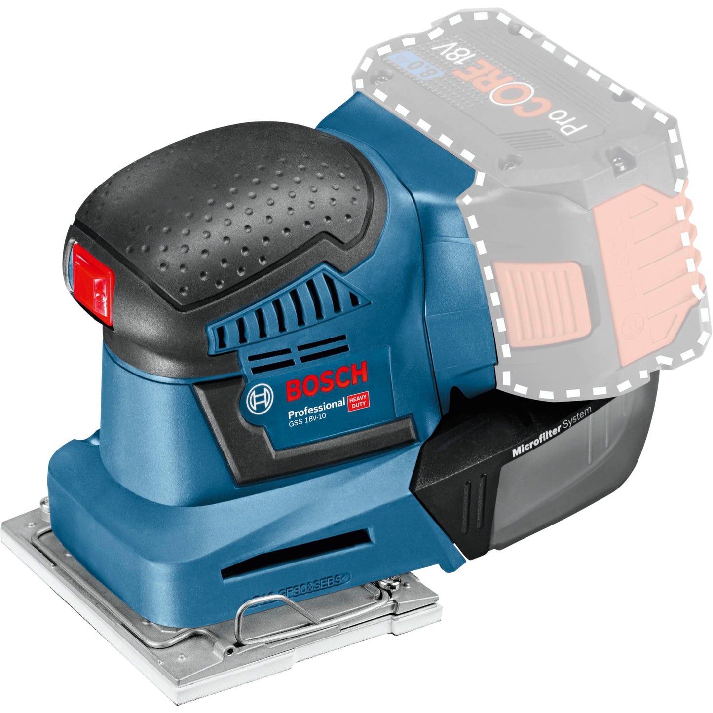 Bosch GSS 18V-10 Akku-Schwingschleifer