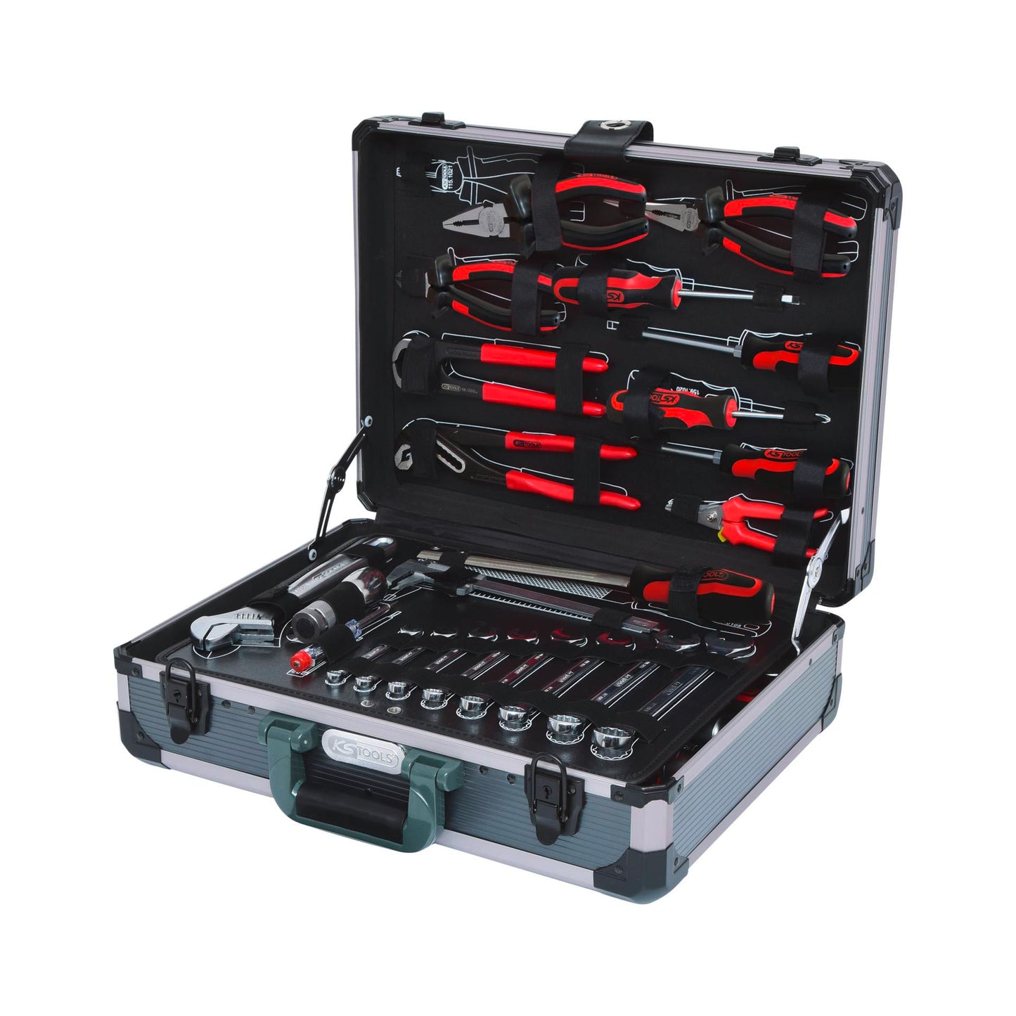 KS Tools 1/4 +1/2  Werkzeug-Satz 127-tlg