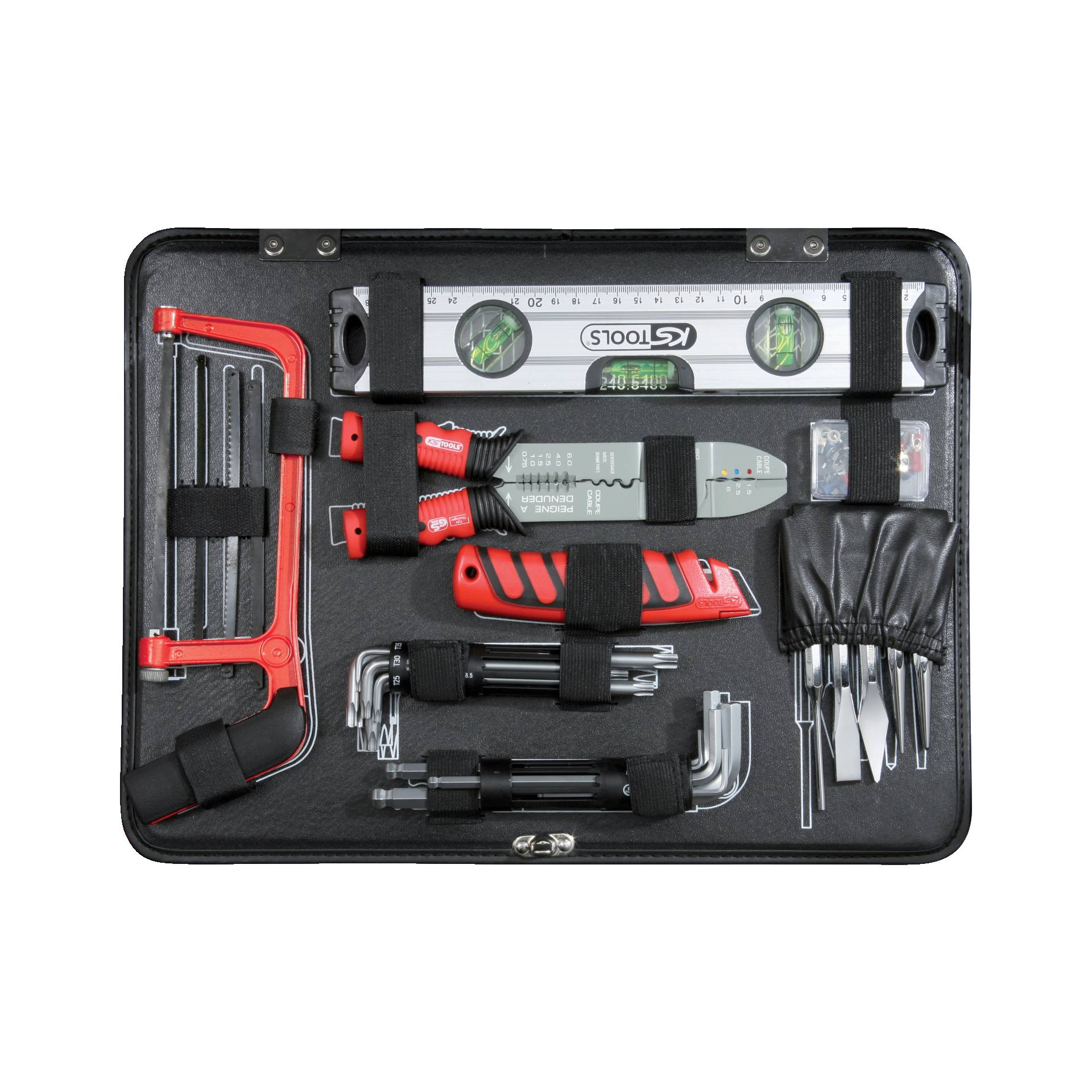 KS Tools 1/4 +1/2  Werkzeug-Satz 127-tlg