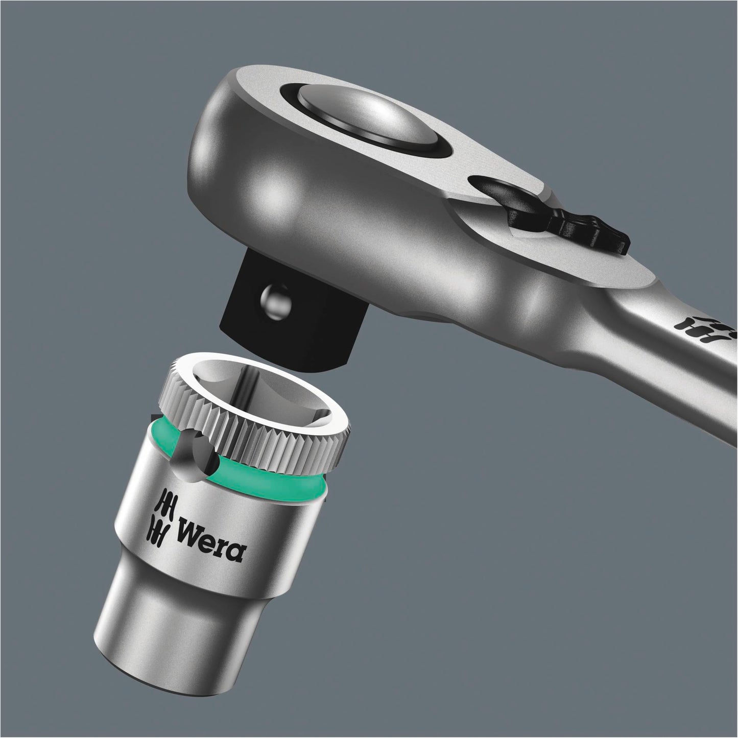 Wera 8004 C Zyklop Metal-Knarre 1/2 -Antrieb
