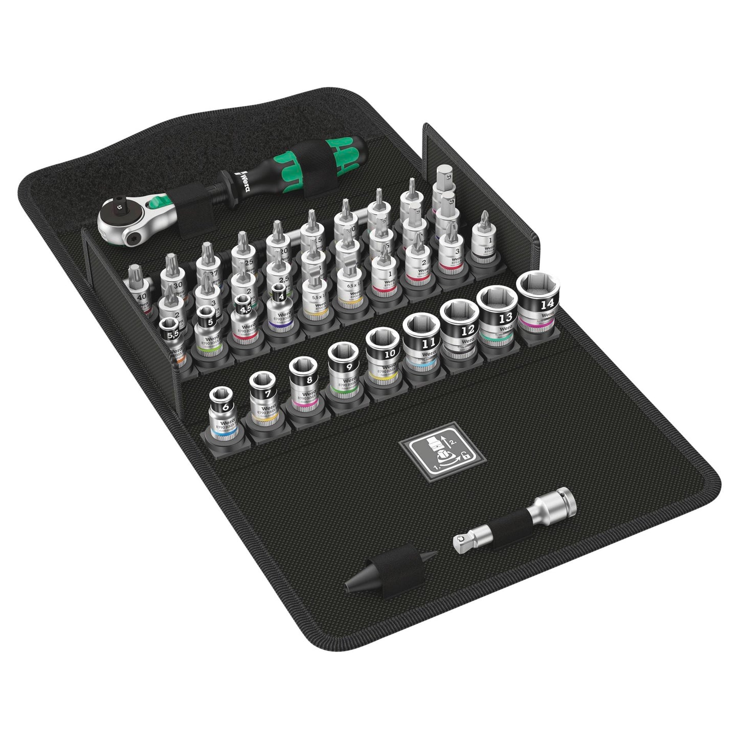 Wera 8100 SA All-in Satz 1/4