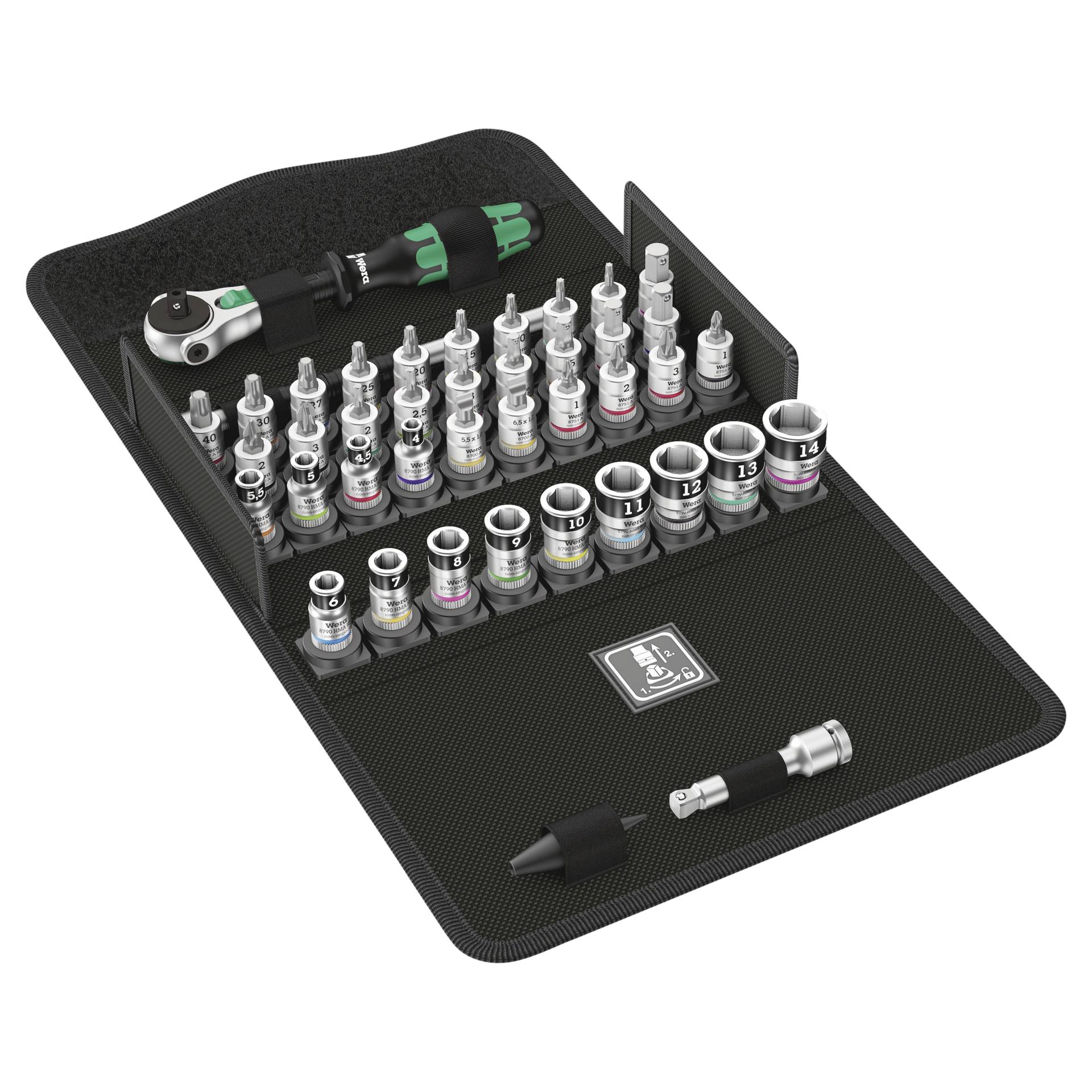 Wera 8100 SA All-in Satz 1/4