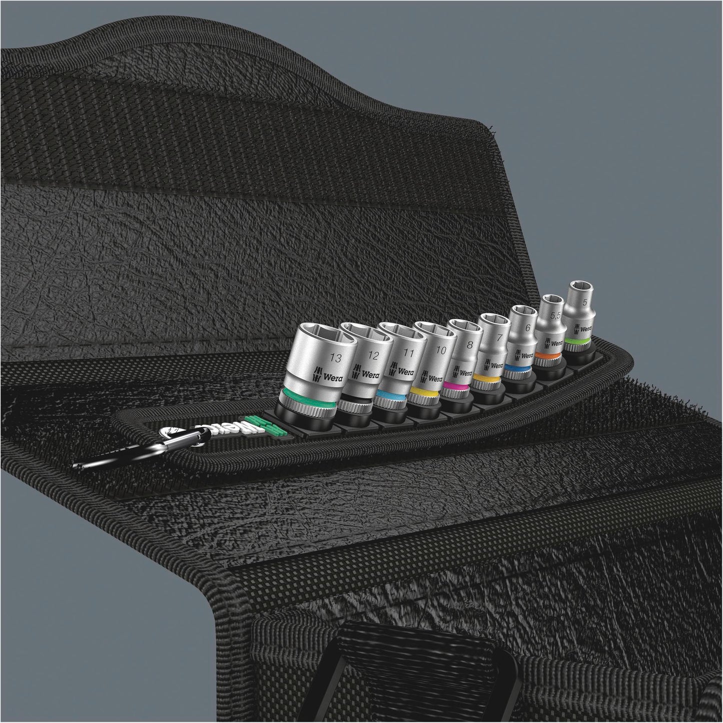 Wera Belt A 4 Zyklop 1/4 Steckschlüsseleinsatz-Satz