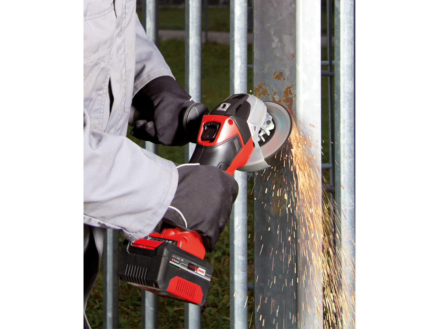 EINHELL Akku-Winkelschleifer 4431110, TE AG18 Li Solo