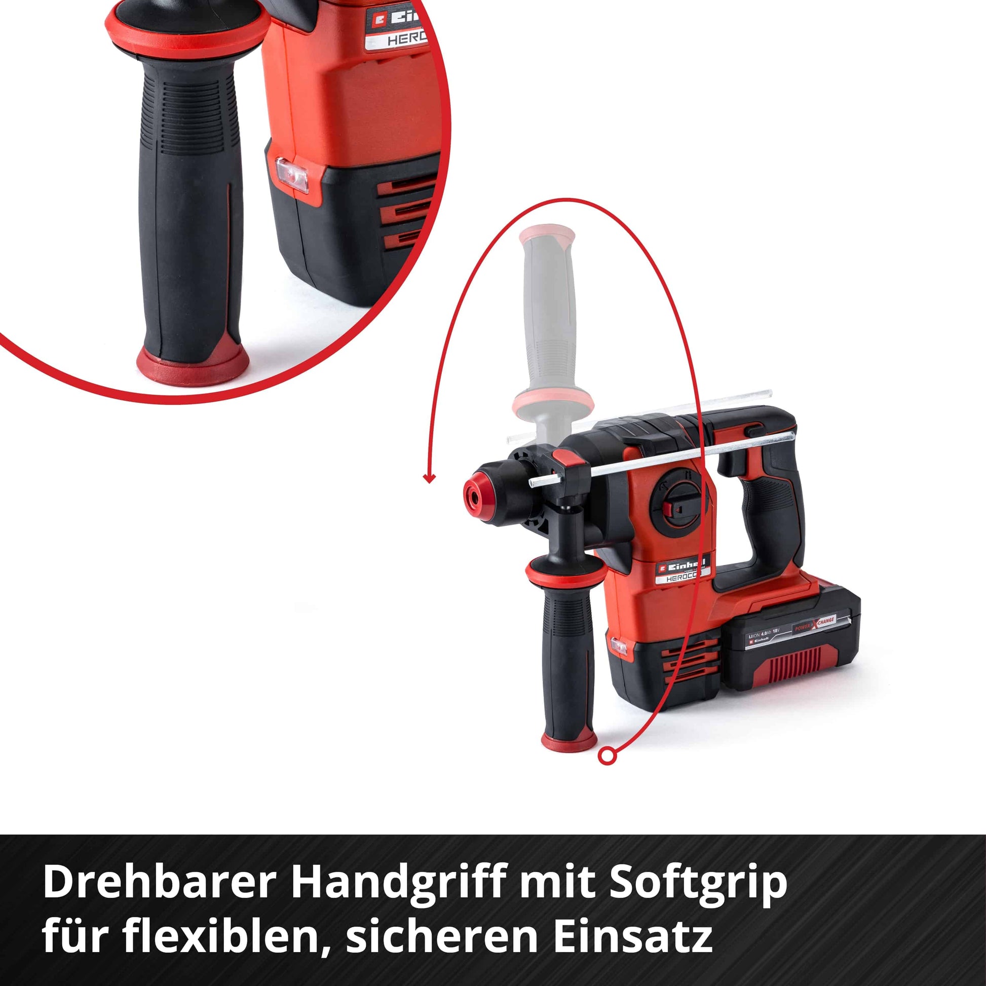 EINHELL PROFESSIONAL Akku-Bohrhammer HEROCCO 4513900, Brushless, Solo