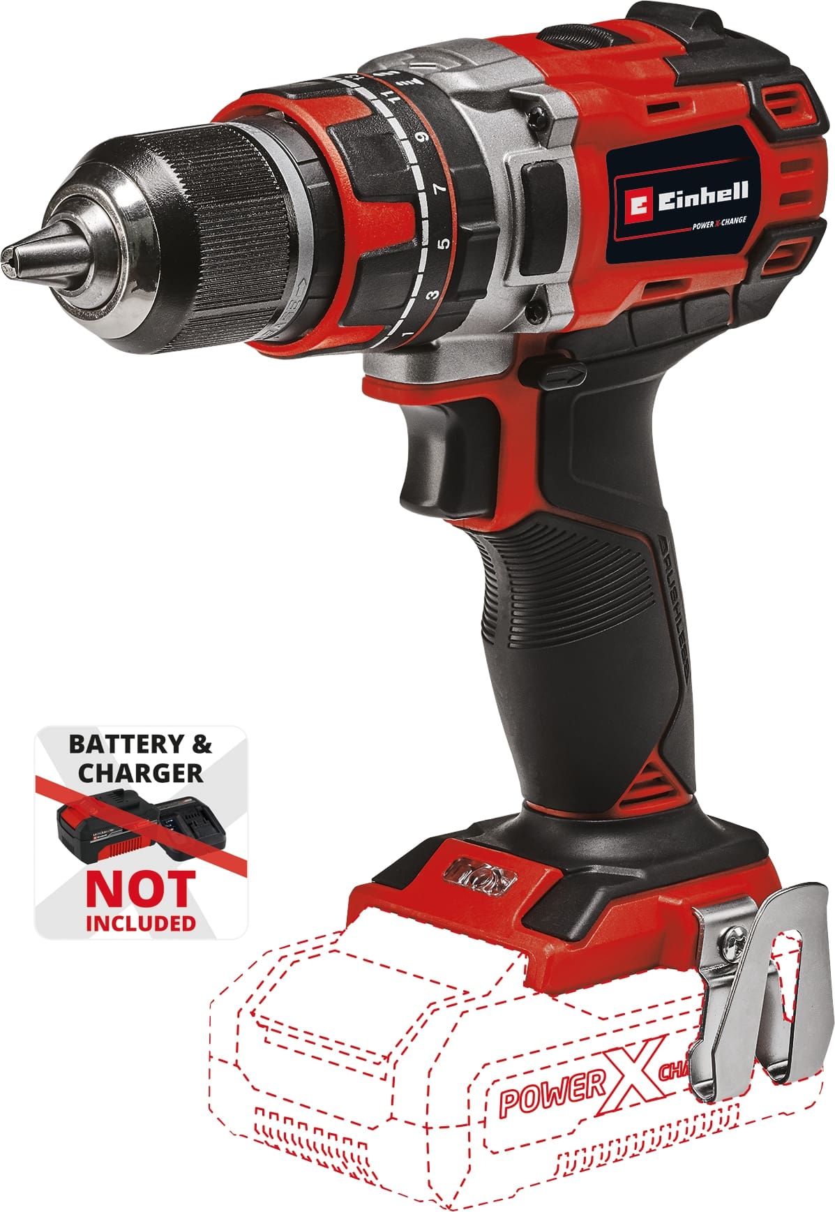 EINHELL PROFESSIONAL Akku-Schlagbohrschrauber TP-CD 18/50 Li-i BL Solo