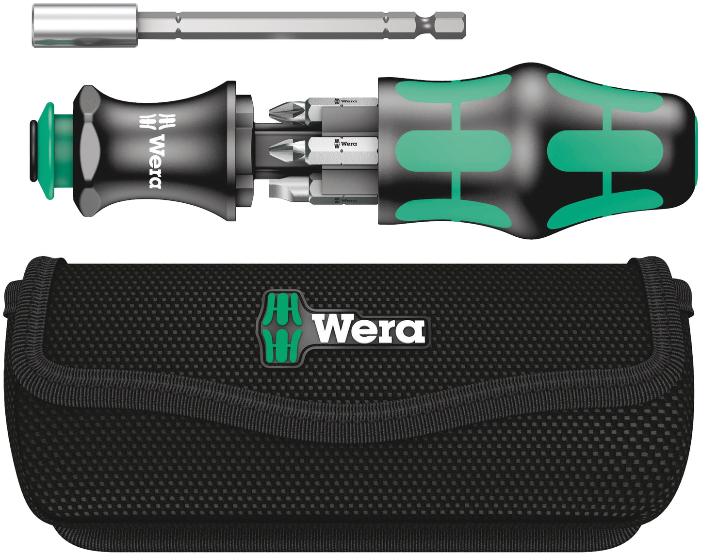 WERA Werkzeug-Set, Kraftform Kompakt 28 mit Tasche, 6‑teilig