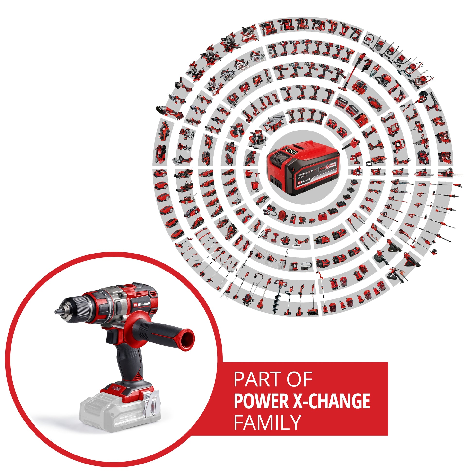 EINHELL PROFESSIONAL Akku-Bohrschrauber TP-CD 18/80 Li BL-Solo