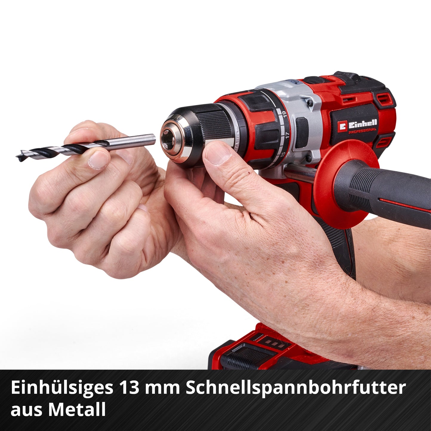 EINHELL PROFESSIONAL Akku-Bohrschrauber TP-CD 18/80 Li BL-Solo