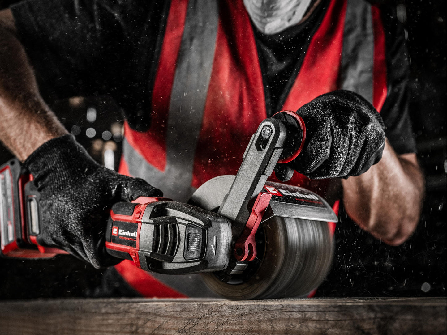 EINHELL PROFESSIONAL Akku-Bürstenschleifer TP-BR 18/32 Li BL, 4468000, Solo