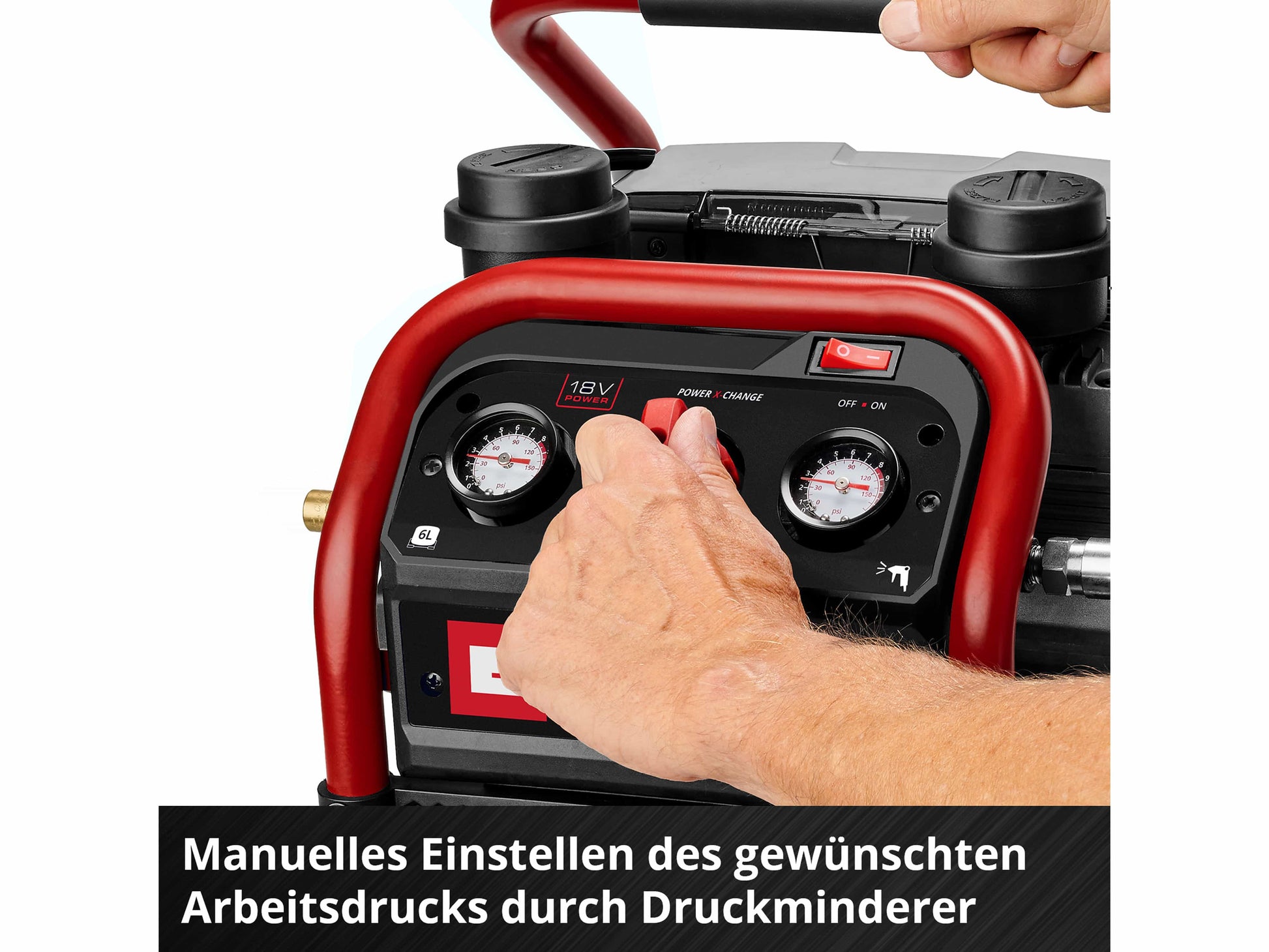 EINHELL PROFESSIONAL Akku-Kompressor SILENZZO 18/160