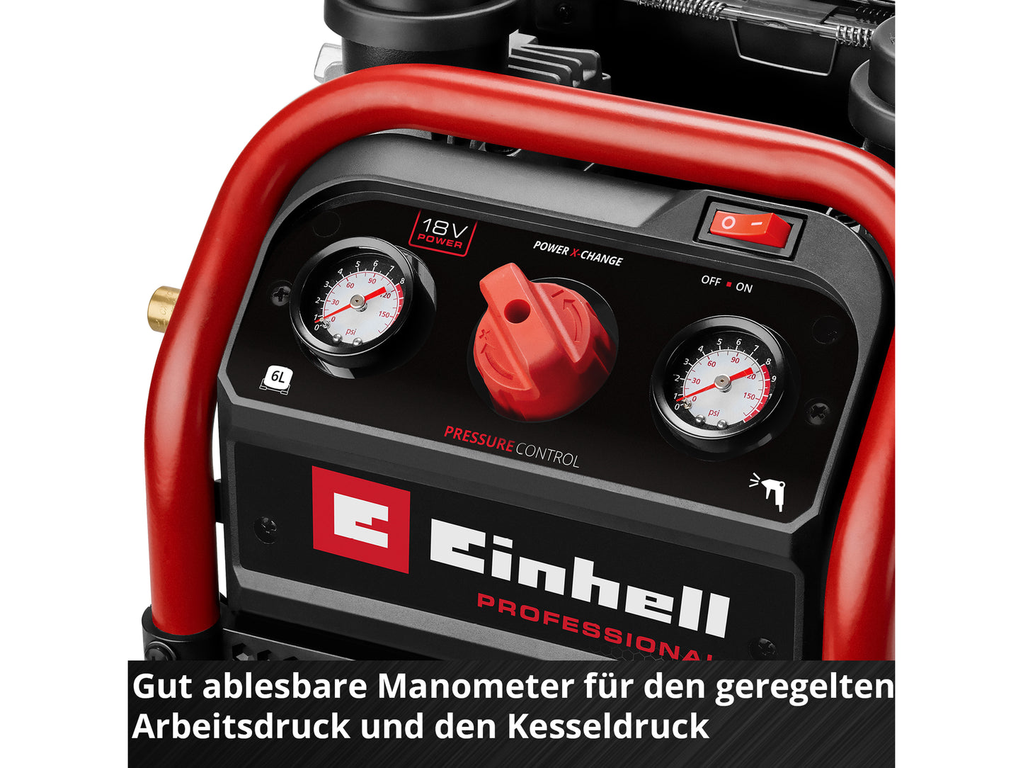 EINHELL PROFESSIONAL Akku-Kompressor SILENZZO 18/160