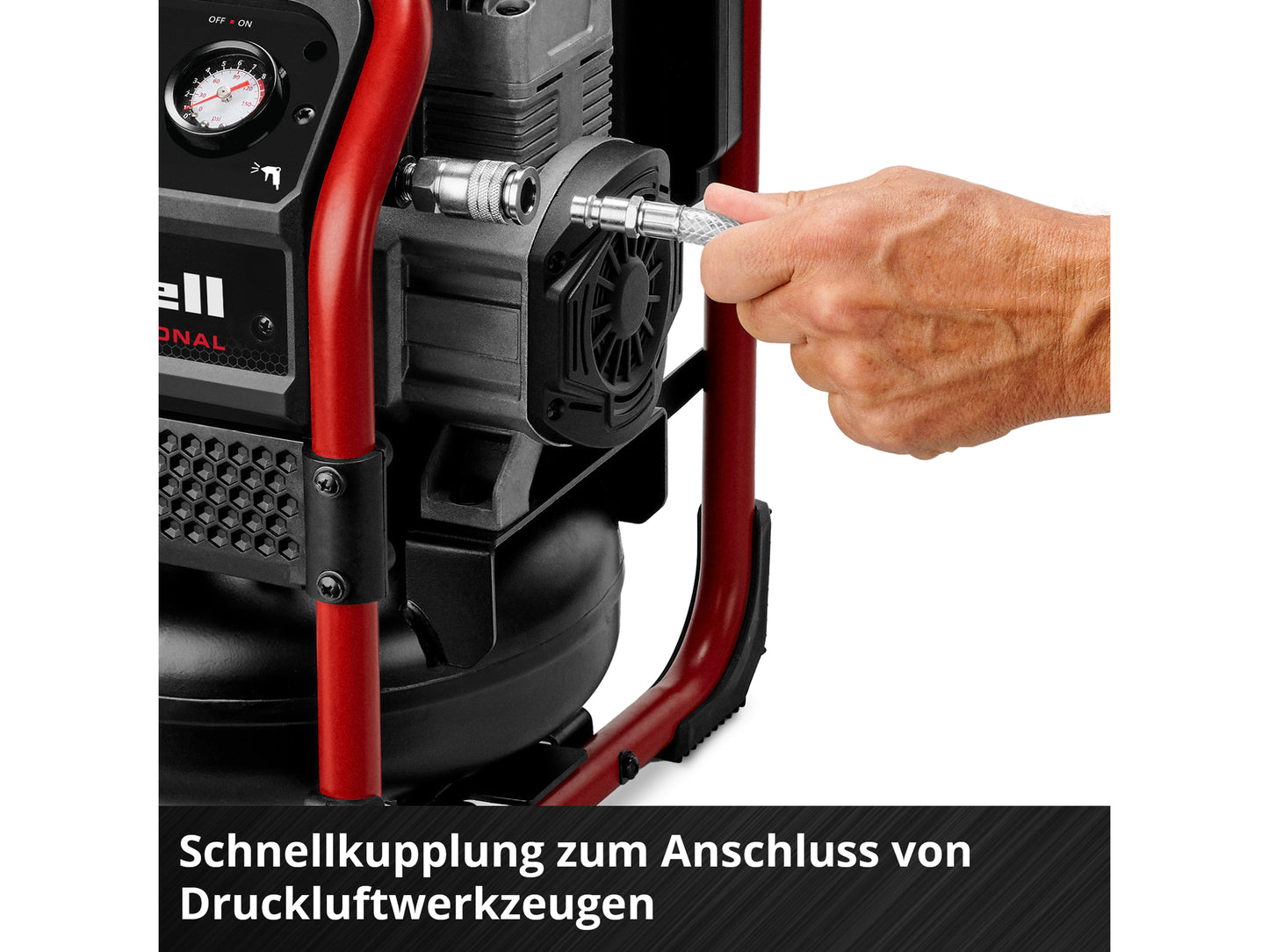 EINHELL PROFESSIONAL Akku-Kompressor SILENZZO 18/160