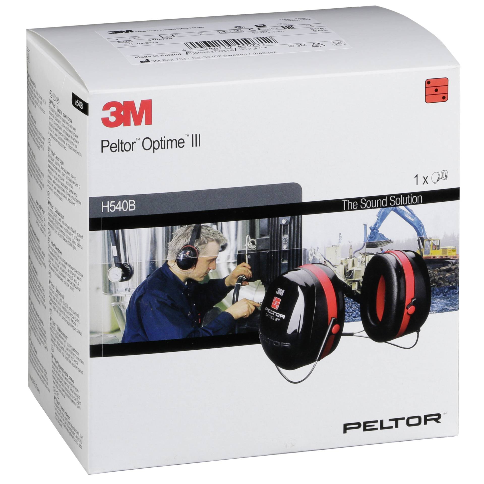 3M Peltor Optime III Kapselgehörschutz H540B