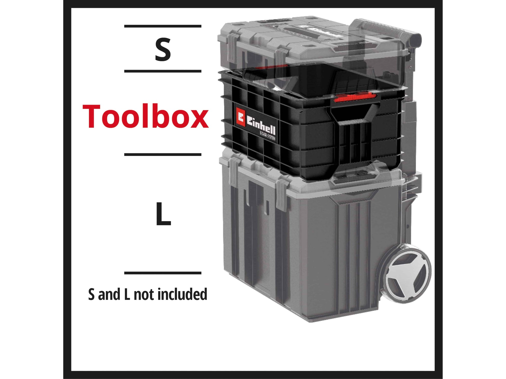 EINHELL Systemkoffer E-Case Werkzeugkiste