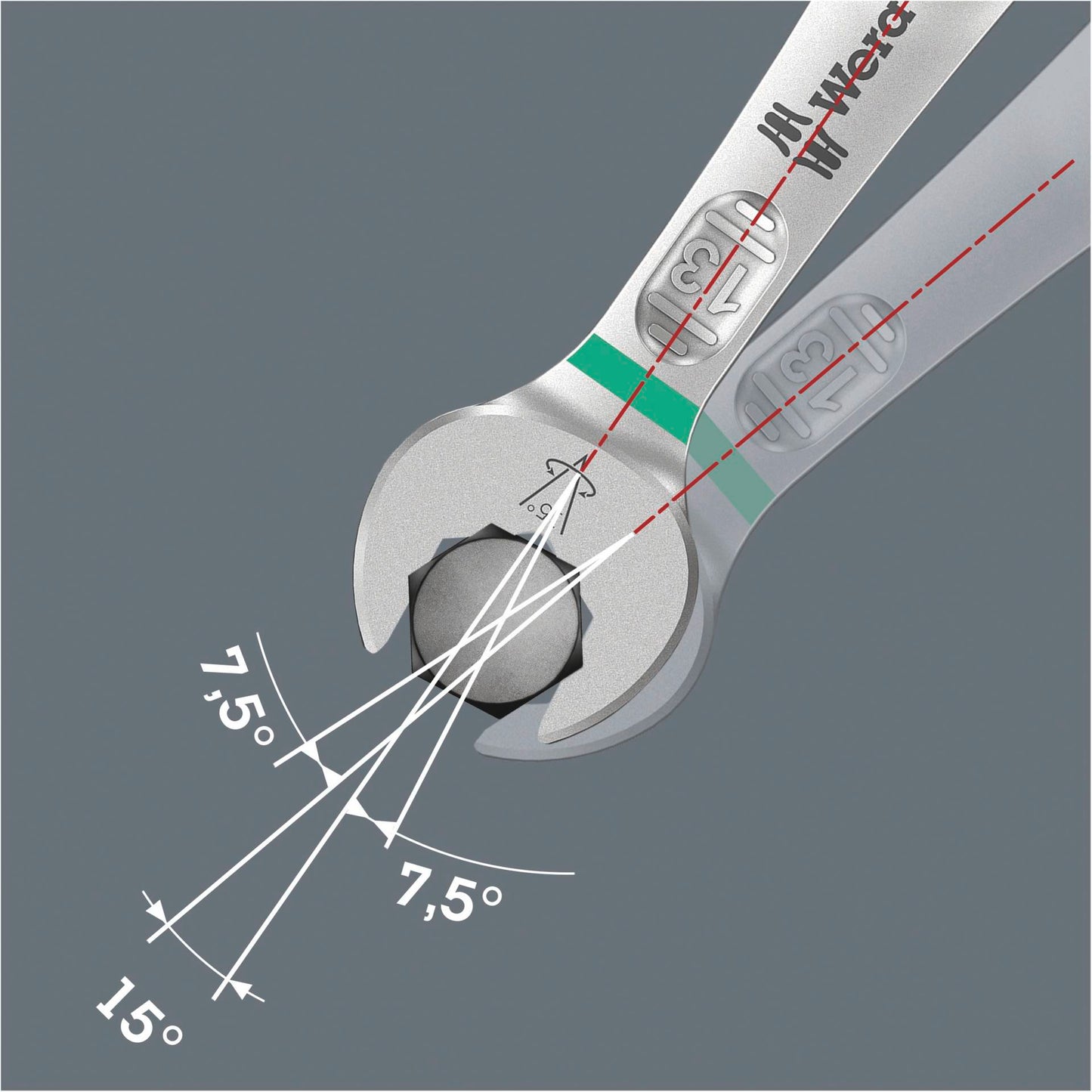 Wera 6003 Joker 11 Set 1 Maul-Ringschlüssel-Satz