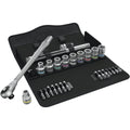 Wera 8100 SC 7 Zyklop Metal Knarrensatz, Durchsteckvierkant