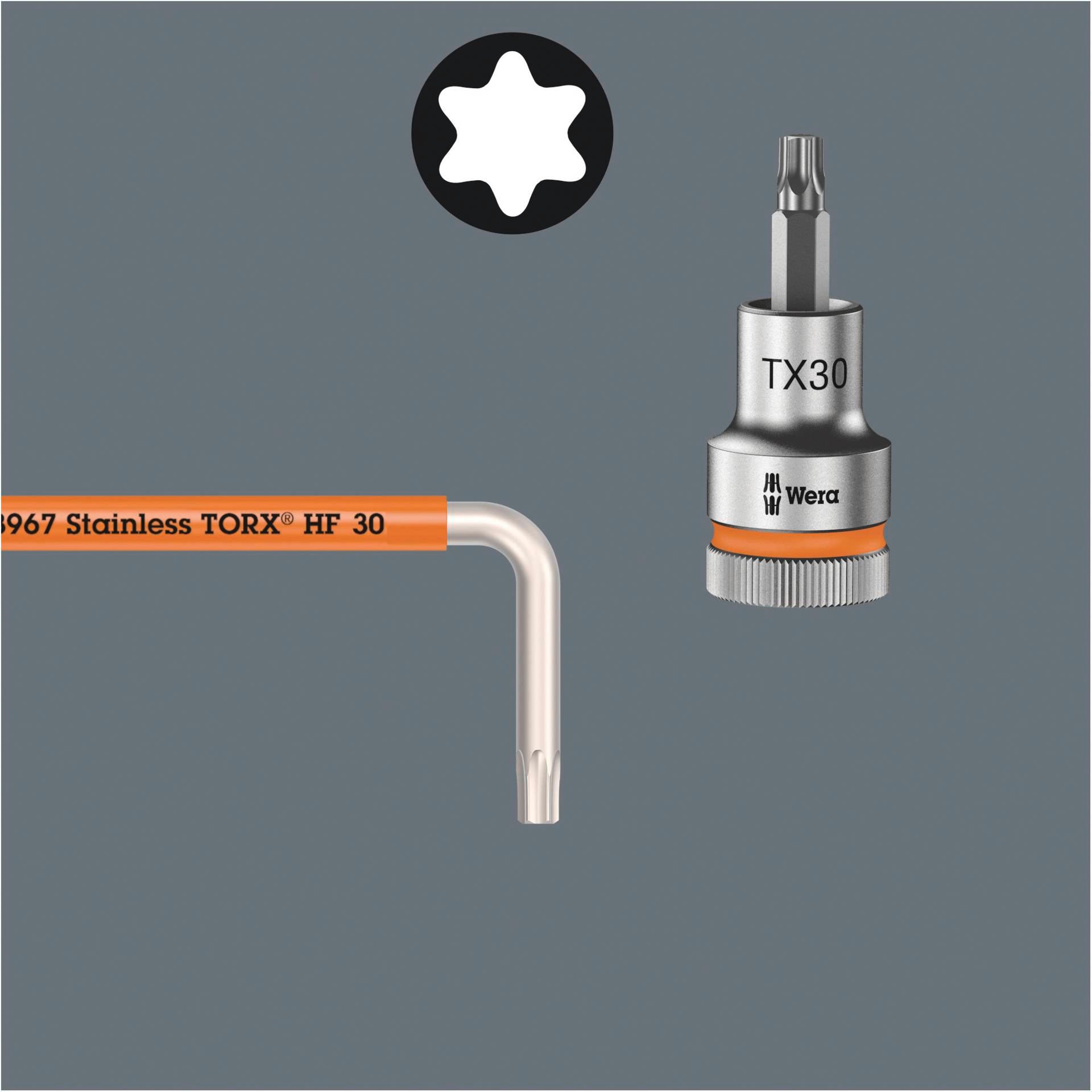 Wera 3967/9 TX SXL Multicol. HF Stainless 1 Winkelschlüsselsatz