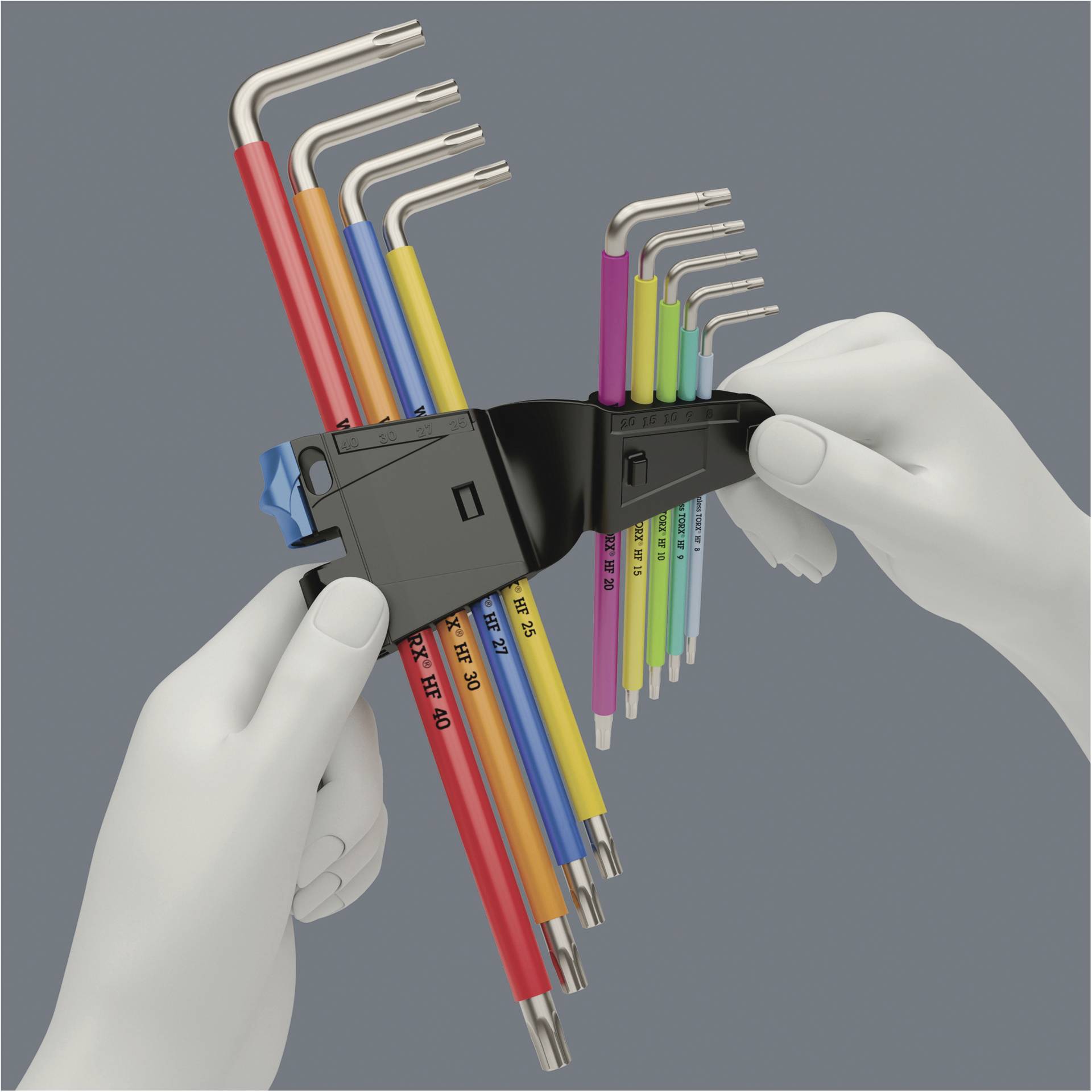 Wera 3967/9 TX SXL Multicol. HF Stainless 1 Winkelschlüsselsatz