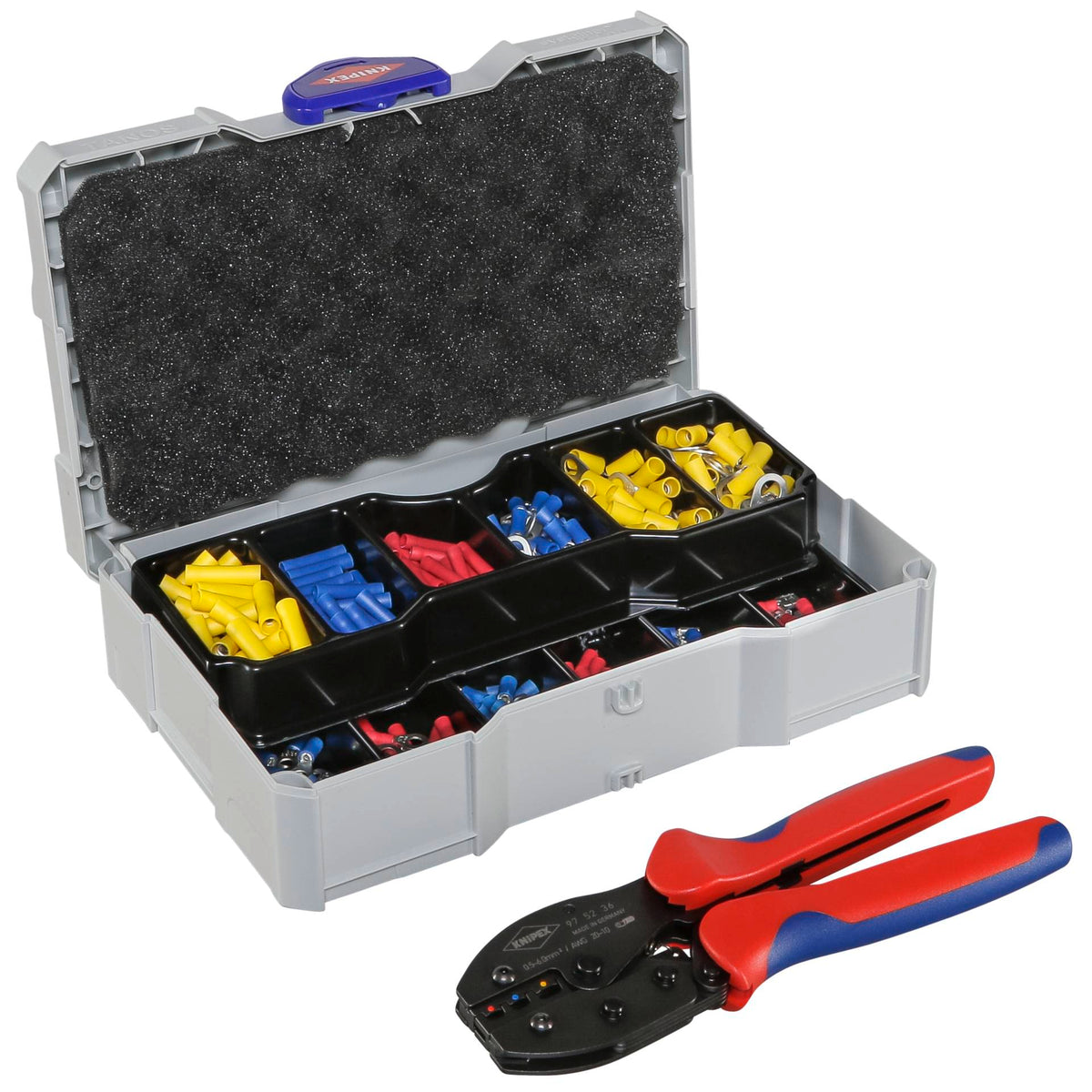 KNIPEX Crimpsortiment mit Kabelverbinder