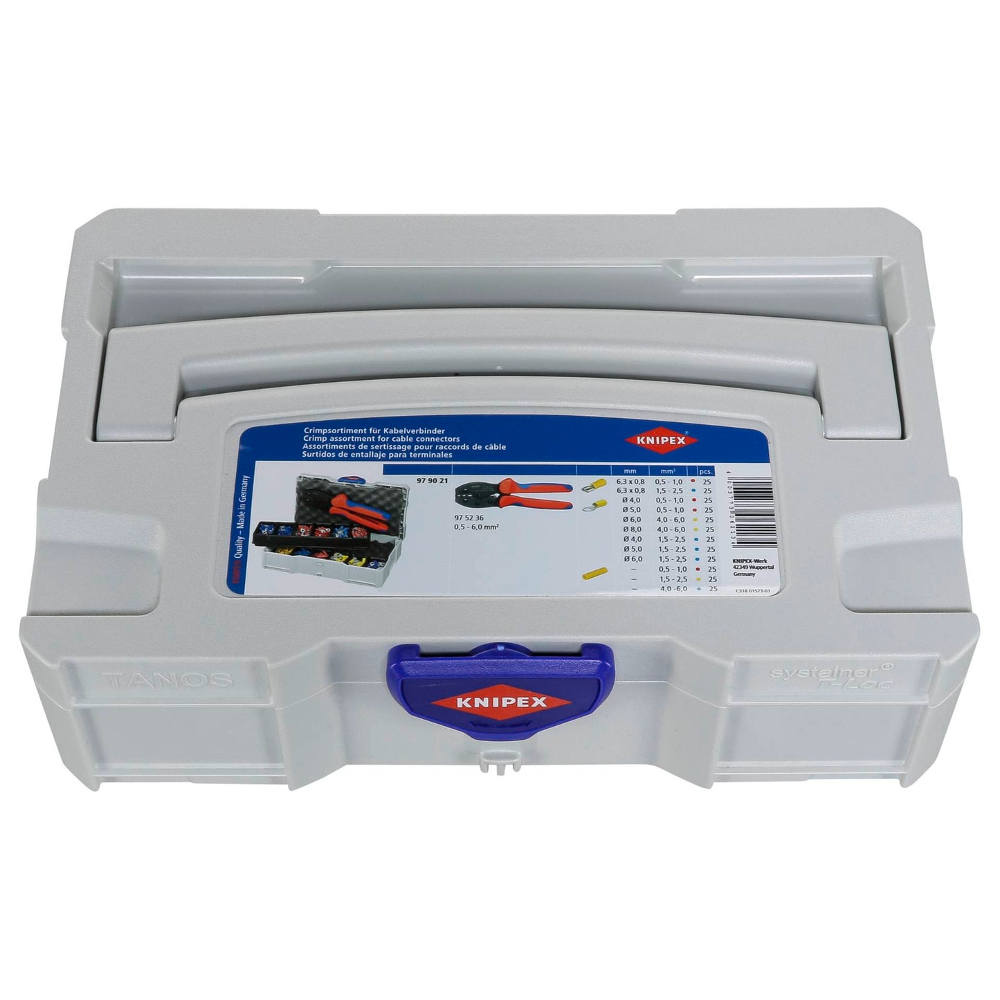 KNIPEX Crimpsortiment mit Kabelverbinder