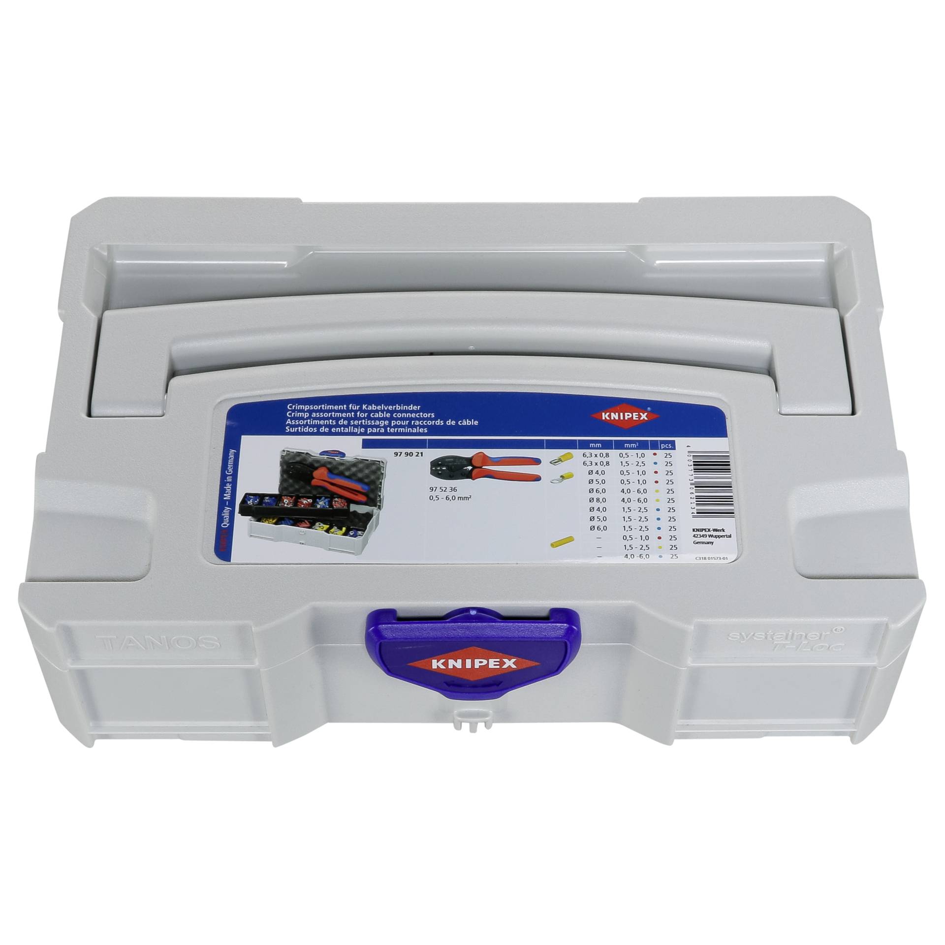 KNIPEX Crimpsortiment mit Kabelverbinder