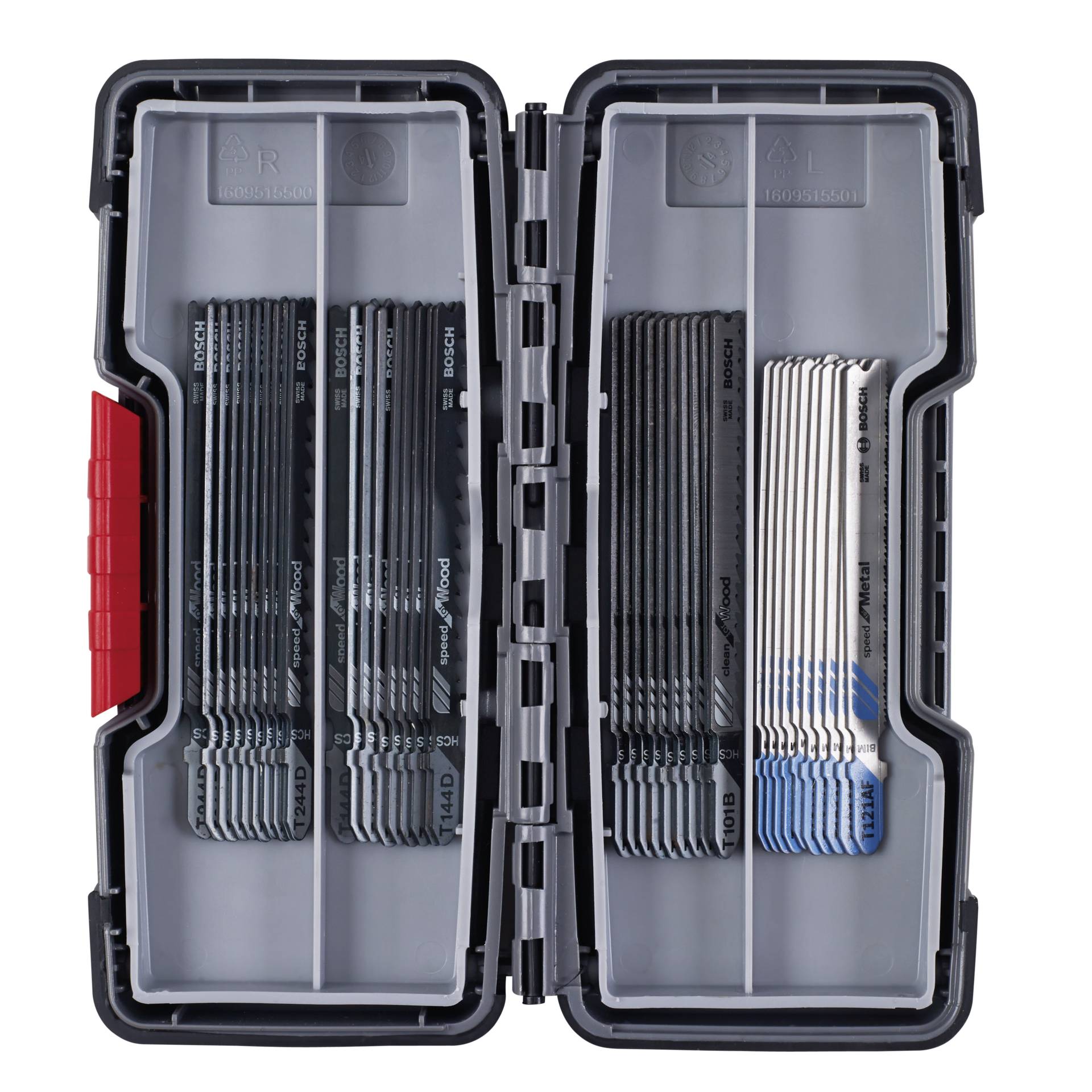 Bosch Stichsägeblatt-Set mit Box Top Seller Wood/Metal 40-tlg.