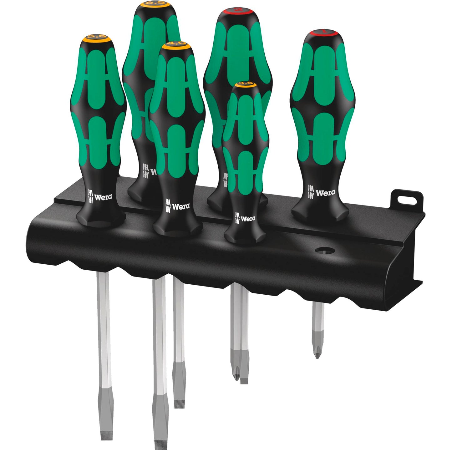 Wera 334 SK/6 Rack Schraubendreherset Kraftform Plus Lasertip