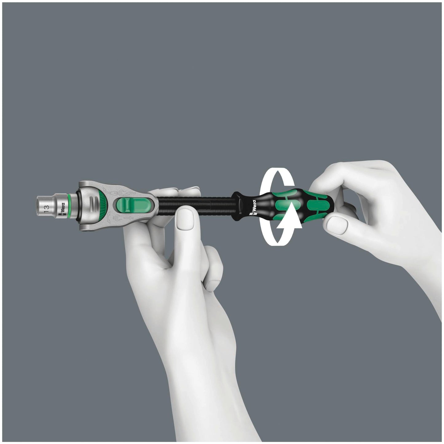 Wera 8100 SB 2 Zyklop Speed- Knarrensatz, 3/8 Antrieb, metr