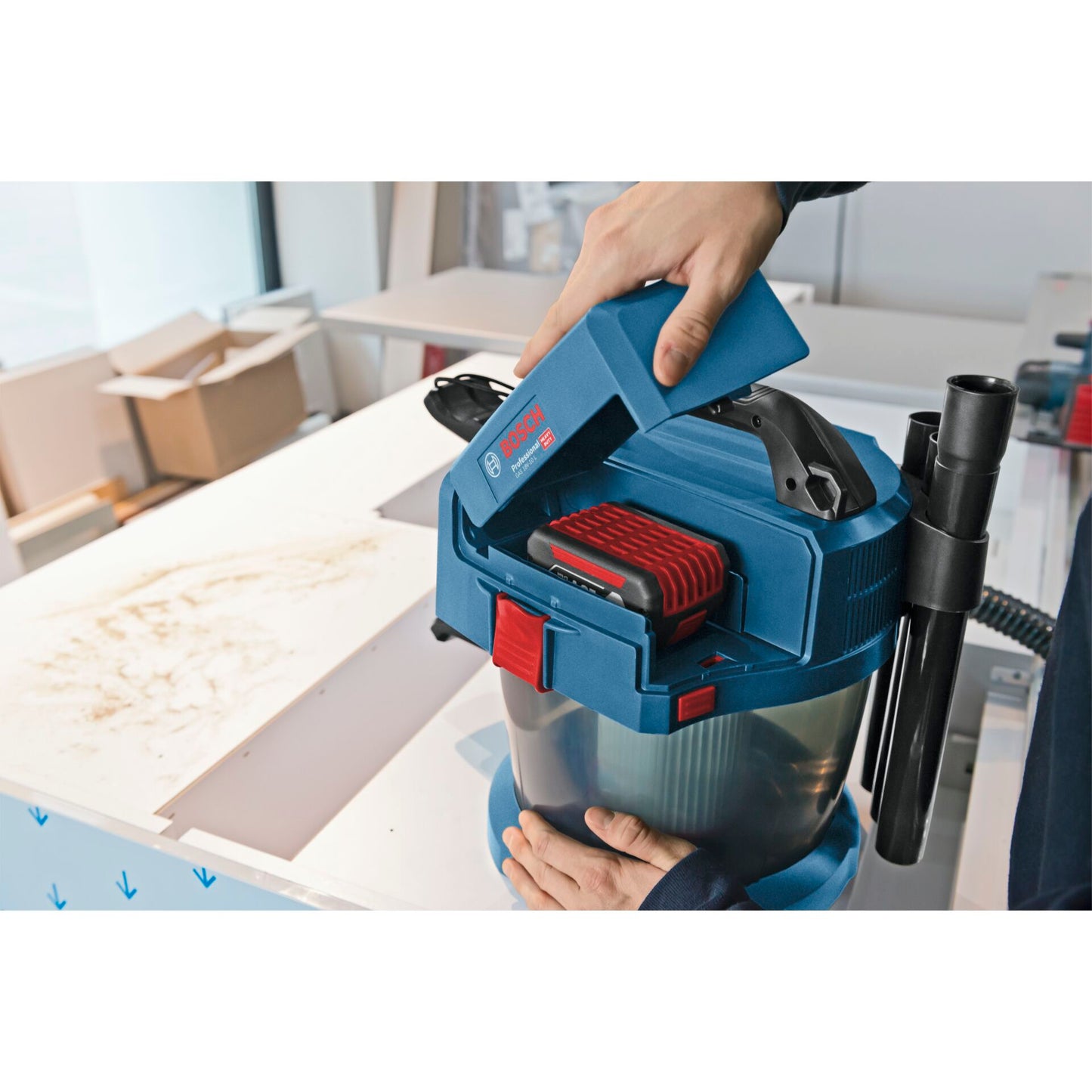 Bosch GAS 18V-10L(C) solo Akku-Staubsauger