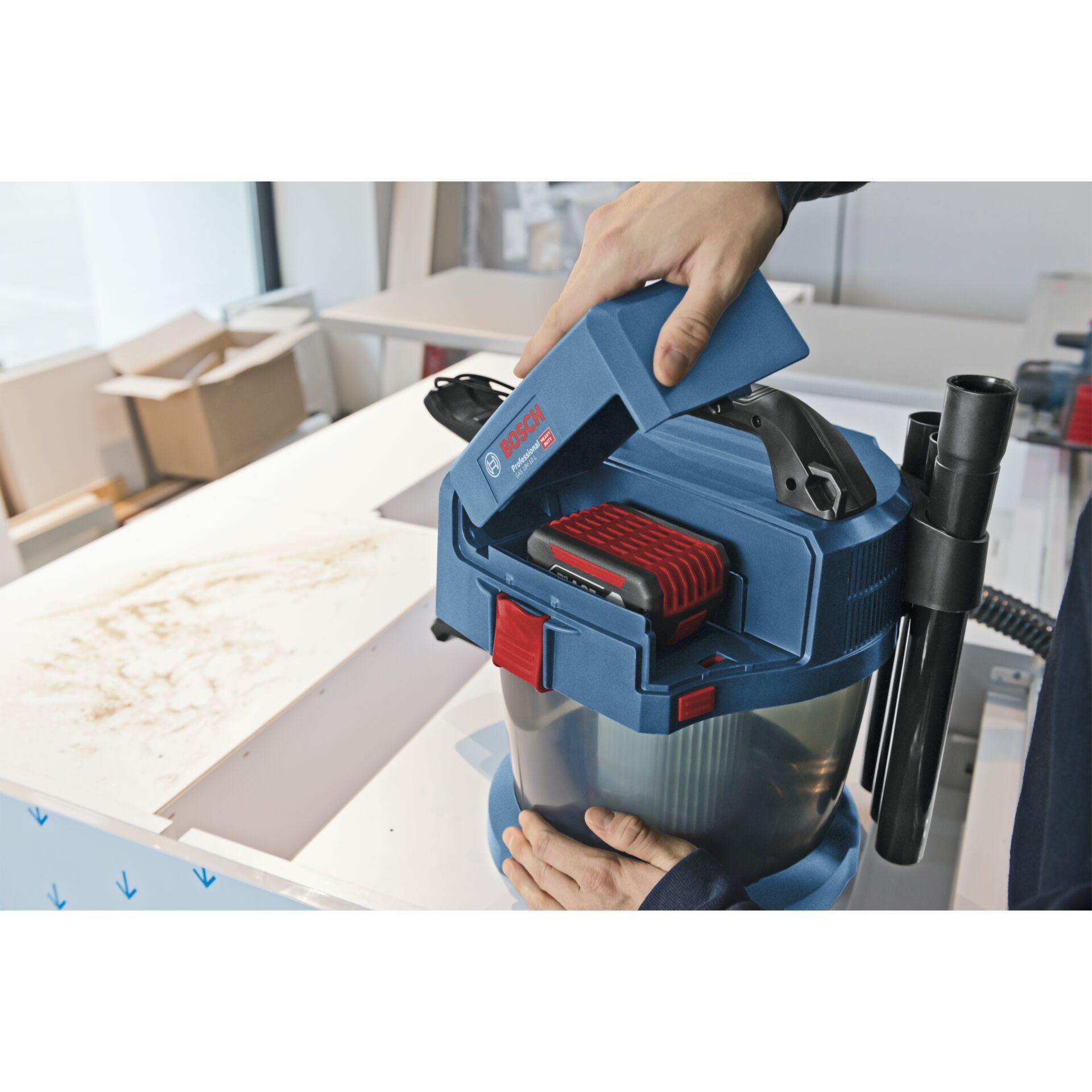 Bosch GAS 18V-10L(C) solo Akku-Staubsauger
