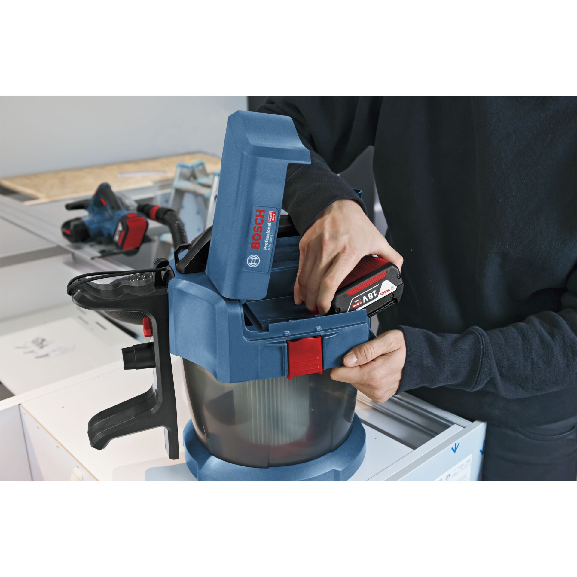 Bosch GAS 18V-10L(C) solo Akku-Staubsauger