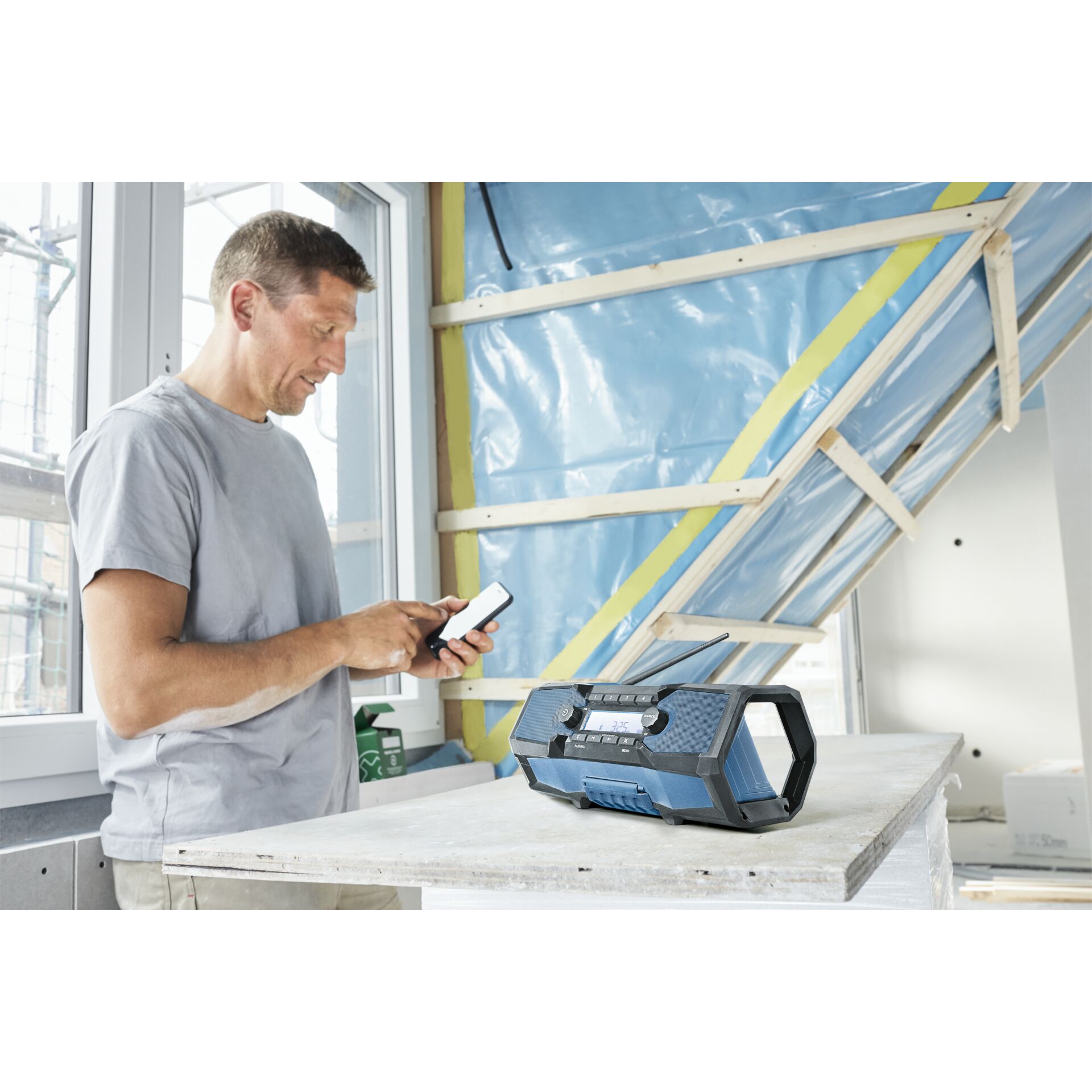 Bosch GPB 18V-2 C Professional Akku-Baustellenradio