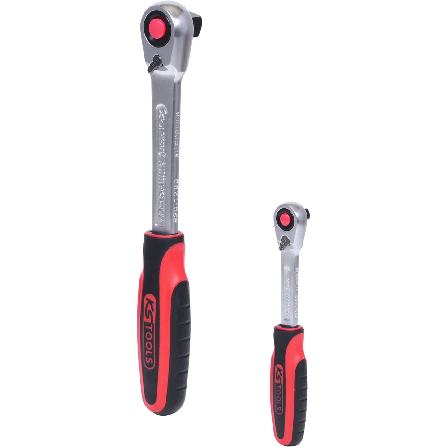 KS Tools SlimPOWER Umschalt- knarren-Satz, 2-tlg1/4 +1/2
